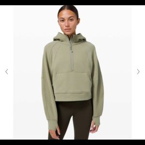Lululemon Scuba oversized half zip hoodie